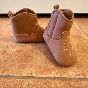 Carter’s Baby Brown Soft Booties - Classic Style